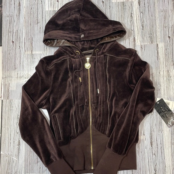 SEAN JOHN Classic Zip Up Brown Hoodie - Picture 2 of 6